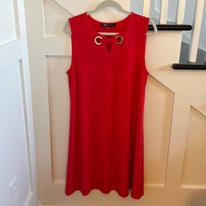 Anne Klein Salmon Swing Dress XL